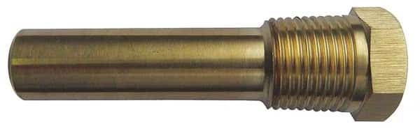 Industrial Thermowell,Brass,5/8-18 UNF, Mfr#: 24C480, EnjoyTool select