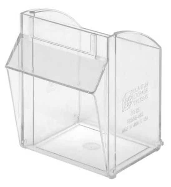Tip-Out Bin, Clear, F/ Mfr. No. QTB305