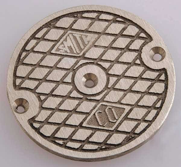 Floor Cover, Nickel Bronze, 4 1/8 in