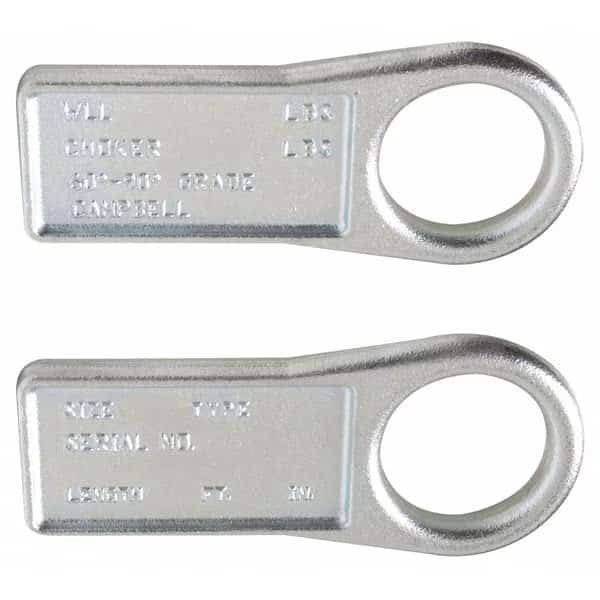 Id Tag For Sling Chains Zinc Plated , Mfr#: 7503502 (set of 2)