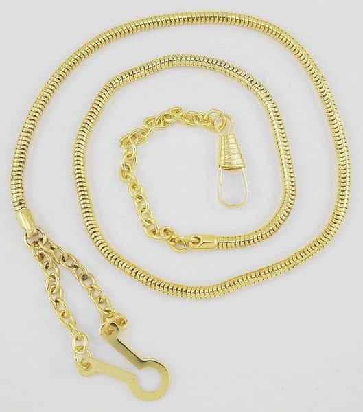 Whistle Chain,Metal,Gold, Mfr#: 4020G, HEROS PRIDE