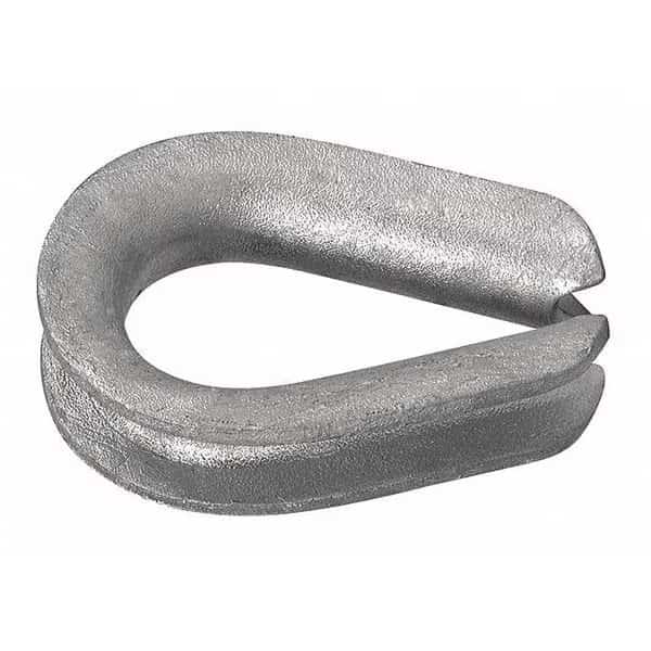 1/2" Heavy Wire Rope Thimble, Galvanized