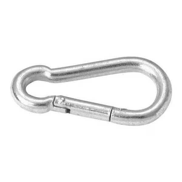 1/4" Spring Snap Link, Steel, Stainless Steel, No. 2450S