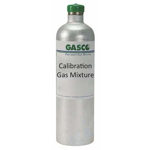 Calibration Gas, Nitric Oxide, Nitrogen, 34 L, C-10 Connection, +/-5% Accuracy