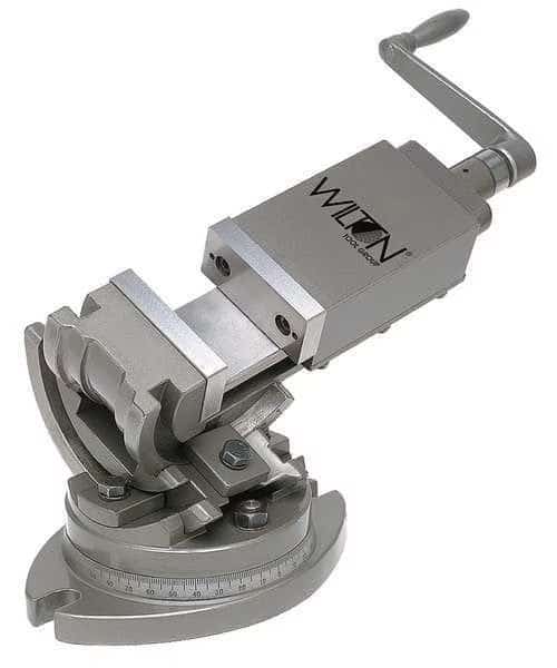 Tilt Machine Vise, 1-1/2 Deep, 4 in Open