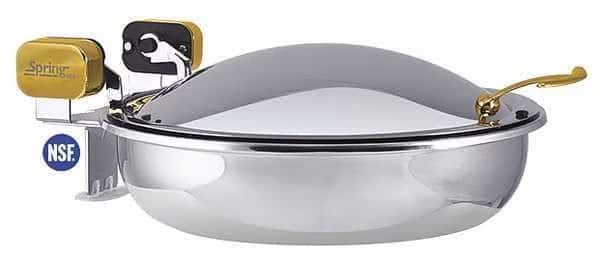 Induction Buffet Sauteuse, SS, Gold Accent