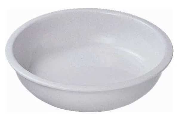 Food Pan, Round, Porcelain, 5 qt.