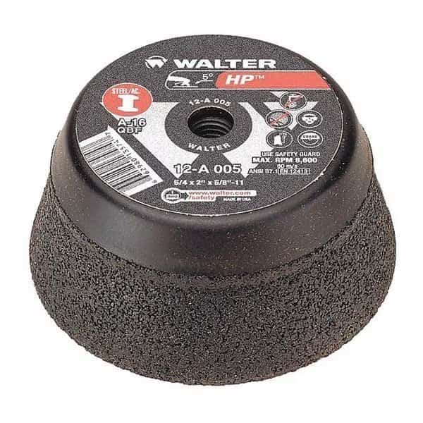 Cup Grinding Wheel, T11, 5"x5/8"-11"