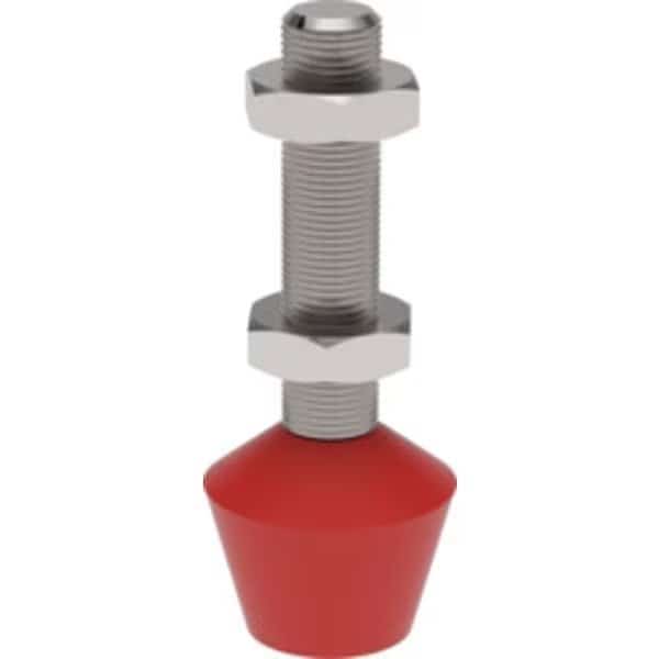 Flat Tip Spindle, M6X1.00, 0.47, 1.73