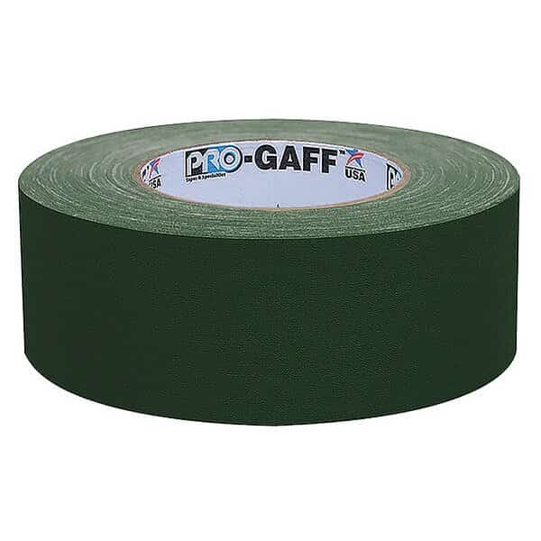 Matte Cloth Tape, 2x50yd., FL Green, Protapes, Mfr#: PRO-GAFF