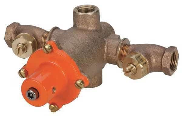 Mixing Valve, Bronze, 1 to 8.7 gpm