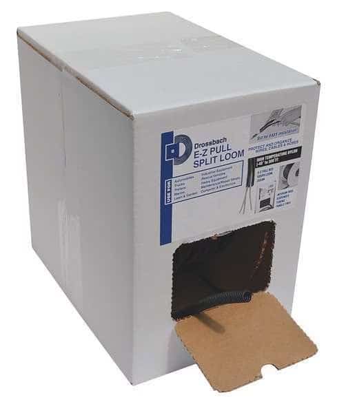 Corrugated Tubing, Nylon, 1/4 in., 100 ft
