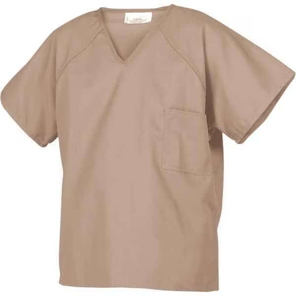 Inmate Shirts, Khaki, 65 per PET/35 Ctn, M