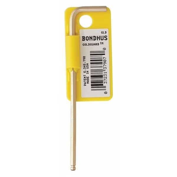 SAE L-Shape Ball Hex Key, 5/8" Tip Size