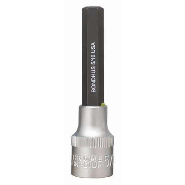 5/16" ProHold Hex Bit, 2" Length - With 3/8" Dr Socket