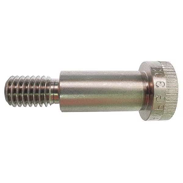 Shoulder Screw, 5/8"-11 Thr Sz, 7/8 in Thr Lg, 2 1/4 in Shoulder Lg, 18-8 Stainless Steel, 2 PK