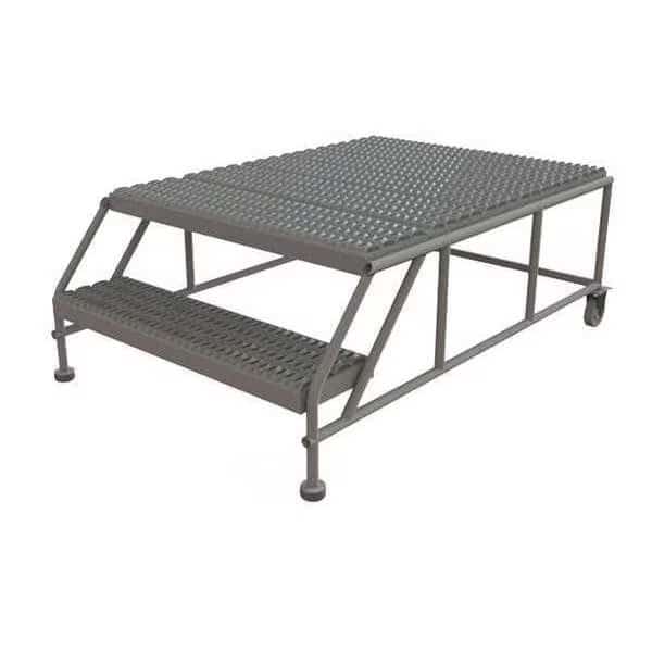 Mobile Work Platform, 2 Step, Steel, 20"