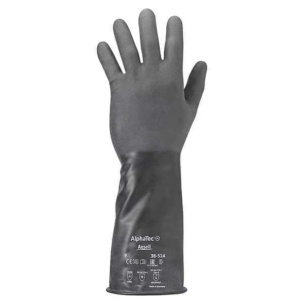 Chemical Resistant Gloves,Size 9,14",PR, Mfr#: 38-514, ANSELL