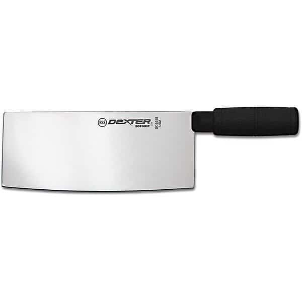 Chefs Knife, Black Handle 8 In X 325 In
