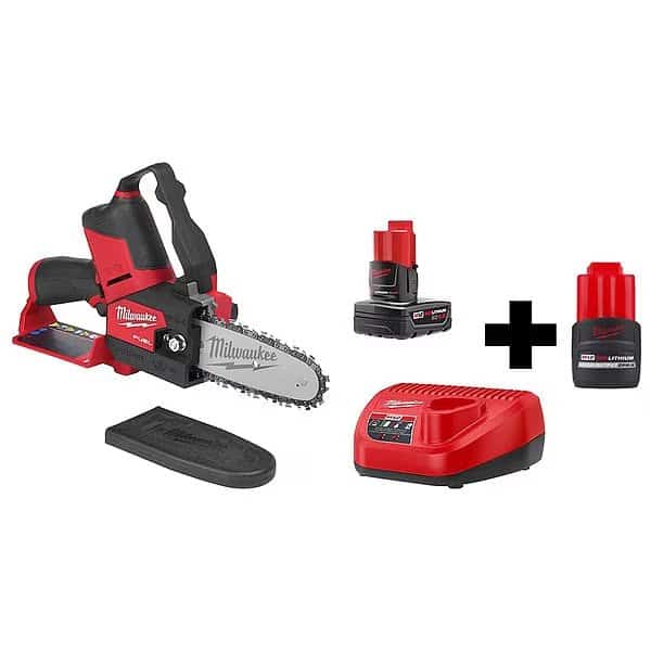 M12 HATCHET 6 Pruning Saw Kit + Battery, Milwaukee Tool, Mfr#: 2527-21,48-11-2425