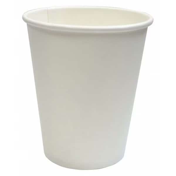 Paper Hot Cup, 8oz., White, PK1000