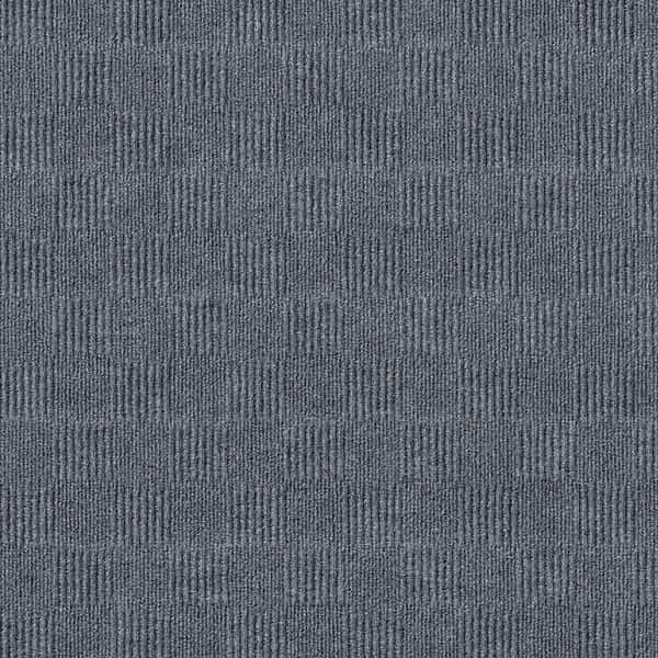 Crochet 24" x 24" N66 Sky Grey Carpet Tiles - 15PK