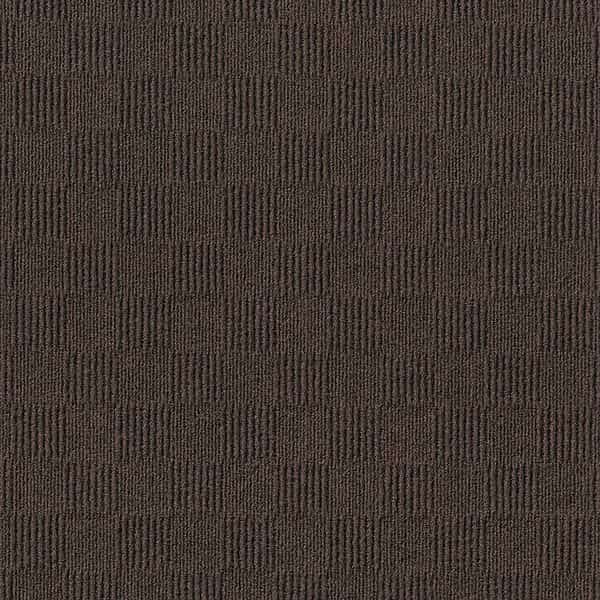Crochet 24" x 24" N17 Mocha Carpet Tiles - 15PK
