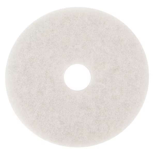 Buffing Pad, 14 In, White, PK5