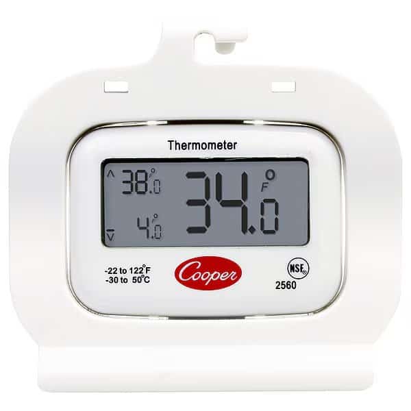 Food Srvc Thrmomtr, Frdg/Frzr, -22 to122 F