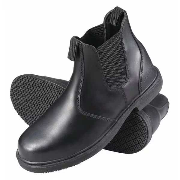 Twin Gore Shoes, Men, Black, 7141-9.5W, PR, GENUINE GRIP, Mfr# 7141-9.5W
