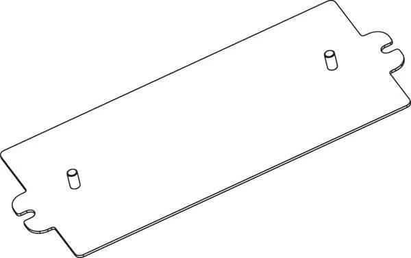 Adapter Plate, for Non Studded Ballasts