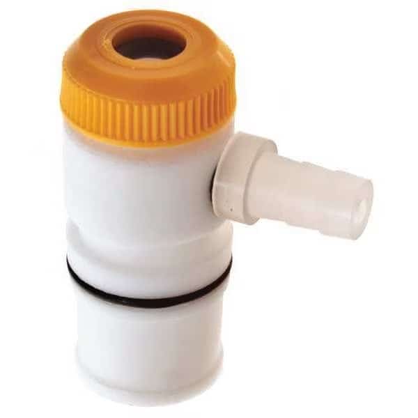 Adapter, Inlet, White/Blue, 24/25
