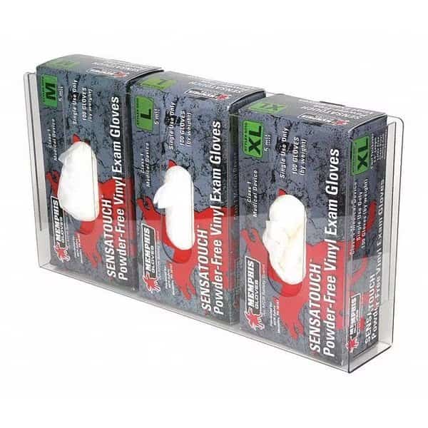 Glove Dispenser, Acrylic, Holds (3) Boxes , Clear