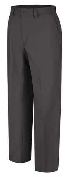 Men's Work Pants, Gray, 40% Polyester, 60% Cotton