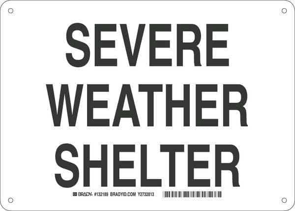 Safety Sign, 10 in Height, 14 in Width, Fiberglass, Rectangle, English