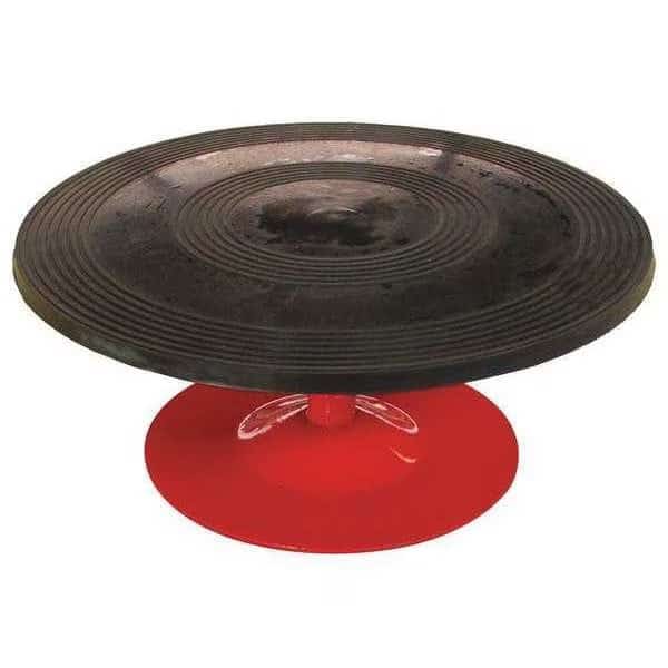 500 lb. Capacity Steel and Rubber Benchtop Turntable 12" Dia.