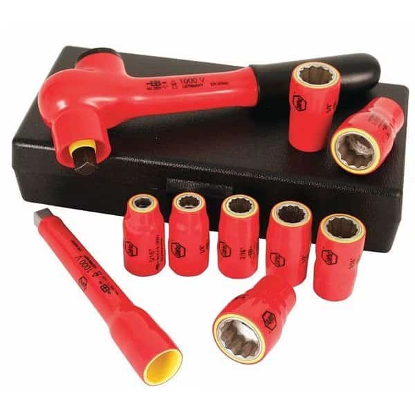 Insulated Socket Wrench Set, 10 pc.