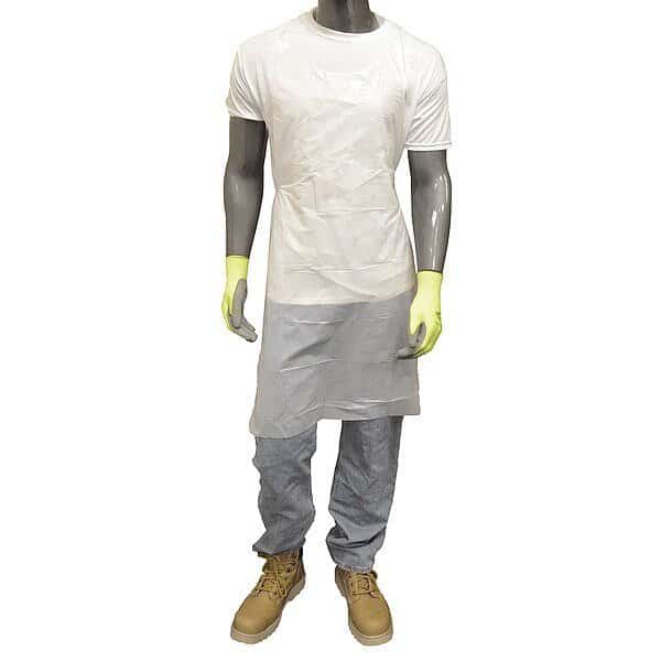 Polyethylene Apron, 1-1/2 mil, PK1000, West Chester Protective Gear, Mfr#: 2846PE