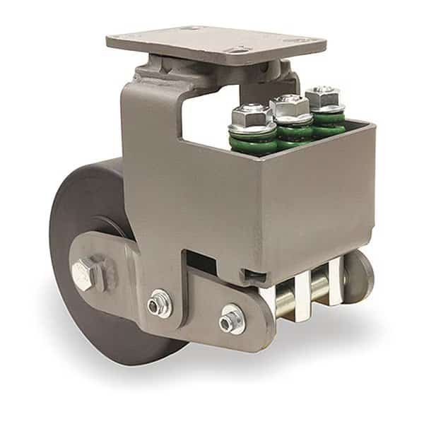 Aerospace Spring Loaded Forge Master Swivel Caster, 10"X3" Nylast Wheel