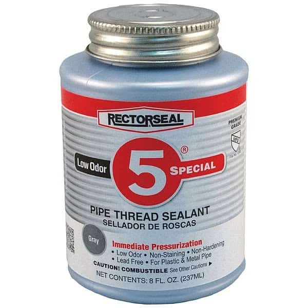 Pipe Thread Sealant No. 5 Low Odor, Gray