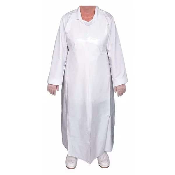 Die Cut Apron, 50", 8 mil, White