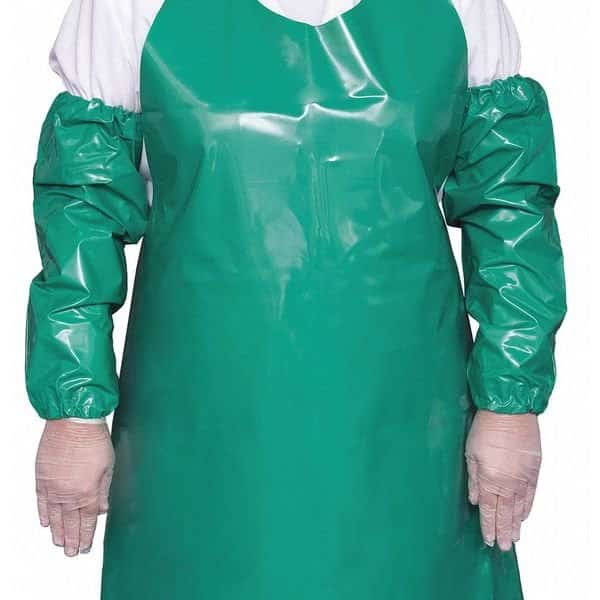 Disposable Sleeve, 21 in Length, 6 mil Thick, None Seam, Green