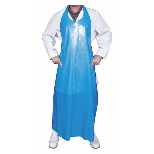 Die Cut Apron, 50", 6 mil, Blue, TOP DOG, Mfr# 80023
