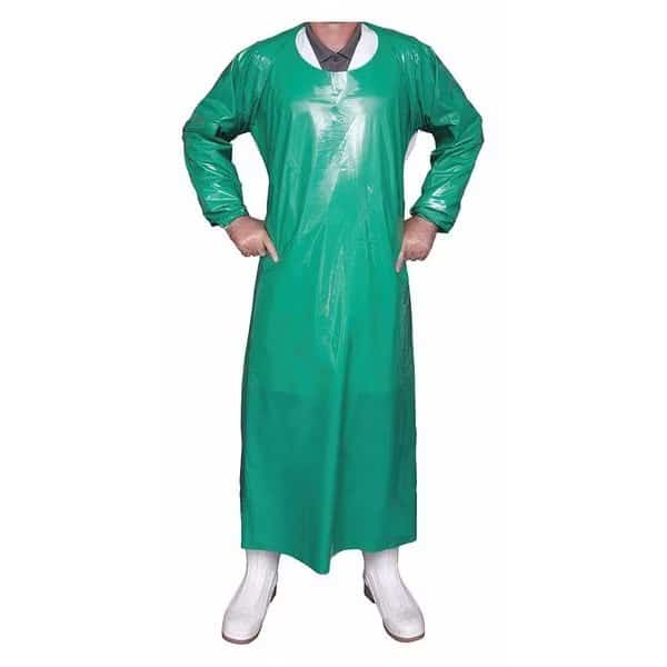 Die Cut Gown, 6 mil, Green, XL