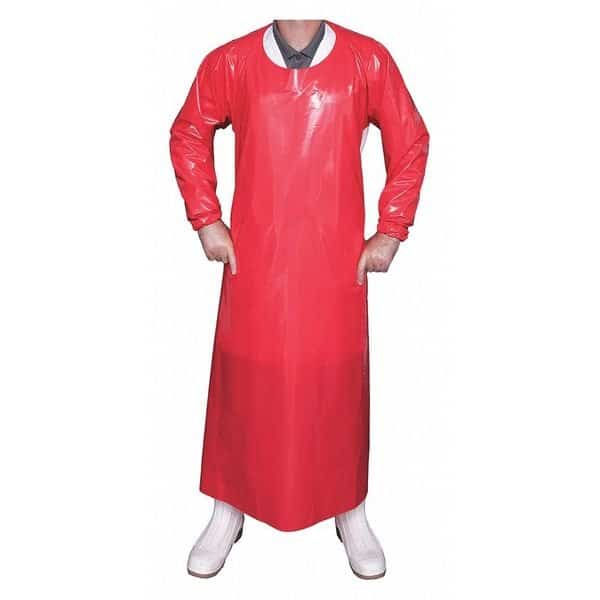 Die Cut Gown, 6 mil, Red, XL