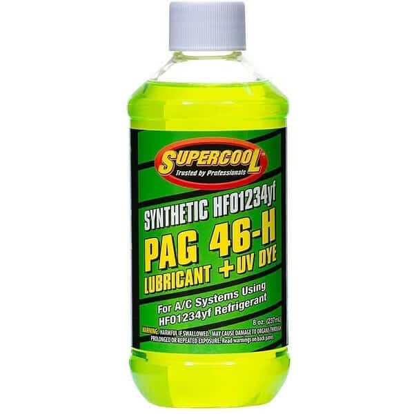 AC Refrigerants and Lubricant, 8 oz, Green