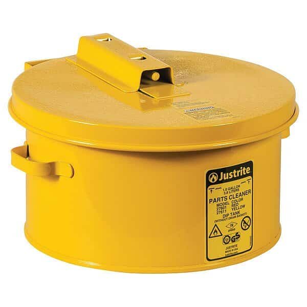 Dip Tank, Steel, 5-1/2" H, 1 gal Cap.