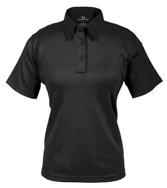 Tactical Polo, L, Short Sleeve, Black