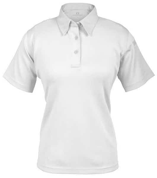 Tactical Polo, L, Short Sleeve, White