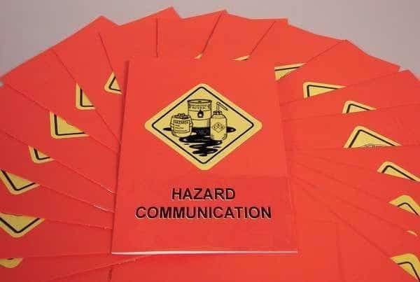 Marcom Training Booklet: Hazard Communication, Includes One-Page Quiz, English/Spanish, PK15, MARCOM, Mfr# B0001650EX